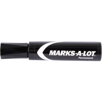 Avery® 24148 Marks-A-Lot Jumbo Black Chisel Tip Desk Style Permanent Marker