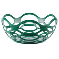 HS Inc. HS1072 7 3/4 inch Green Chili Open Weave Basket - 24/Case