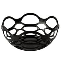 HS Inc. HS1072 7 3/4 inch Charcoal Open Weave Basket - 24/Case