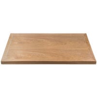 BFM Seating VN3042NT 30 inch x 42 inch Natural Veneer Wood Indoor Table Top