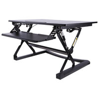 Alera ALEAEWR2B AdaptivErgo WorkRise Adjustable Stand Up Desk - 35 1/8 inch x 23 3/8 inch