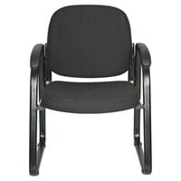 Alera ALERL43C11 Reception Black Fabric Arm Chair