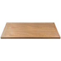 BFM Seating VN3060NT 30 inch x 60 inch Natural Veneer Wood Indoor Table Top