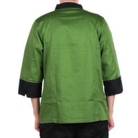 Chef Revival Bronze Cool Crew Fresh J134 Unisex Mint Green Customizable Chef Jacket with 3/4 Sleeves - M
