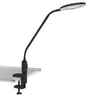 Alera ALELEDM765B 19 inch Black Desktop / Clamp-On LED Magnifier Lamp