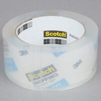 3M 3850 Scotch® 1 7/8 inch x 54.6 Yards Clear Heavy-Duty Shipping and Packaging Tape