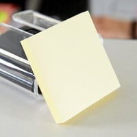 3M R330-10SSCY Post-It® 3 inch x 3 inch Canary Yellow 90 Sheet Super Sticky Fan-Folded Pop-Up Note Pad - 10/Pack