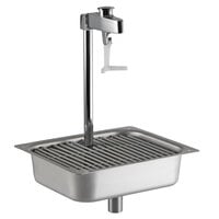 Fisher 1400 Water Station with 10 inch Pedestal Glass Filler - 2.2 GPM