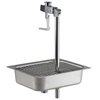 Fisher 1400 Water Station with 10 inch Pedestal Glass Filler - 2.2 GPM
