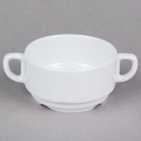 Arcoroc R0840 Candour 9 oz. White Stackable Porcelain Soup Bowl by Arc Cardinal - 24/Case