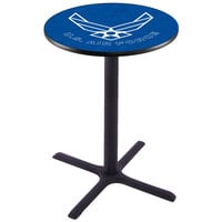Holland Bar Stool L211B3628AirFor 30 inch Round United States Air Force Pub Table