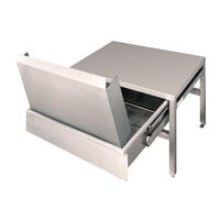 Cleveland ST55 55 inch x 21 inch Stainless Steel Equipment Stand with Two Removable Drain Drawers