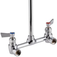 Fisher 2210-WB Wall Mounted 38 inch High Pre-Rinse Faucet with 8 inch Centers and Wall Bracket