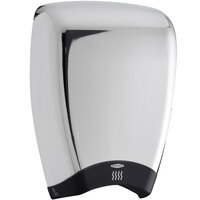 Bobrick B-7188 Quiet-Dry Series TerraDry Surface-Mounted Hand Dryer with Chrome Cover - 208/240V, 1000W