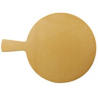 Elite Global Solutions ECO15RW-RT Eco Serving Boards 15 inch Rattan Round Melamine / Bamboo Serving Board with Handle
