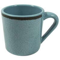 Elite Global Solutions DC Mojave Vintage California 10 oz. Cameo Blue Mug - 6/Case