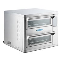 TurboChef Double Batch Electric Countertop Accelerated Impingement Ventless Oven with One Touch Controls - 208/240V, 1 Phase