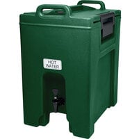 Cambro UC1000519 Ultra Camtainers® 10.5 Gallon Kentucky Green Insulated Beverage Dispenser