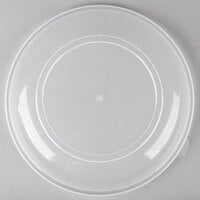 Fineline ReForm 9" Clear High Dome Microwavable Plastic Catering Bowl Lid - 50/Case