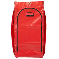 Rubbermaid 1966882 34 Gallon Red High Capacity Vinyl Janitor Cart Bag