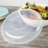 Fineline HC1414.L ReForm 14 inch Clear High Dome Plastic Catering Bowl Lid - 50/Case