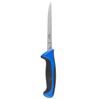 Mercer Culinary M22206BL Millennia Colors® 6 inch Semi-Flexible Narrow Boning Knife with Blue Handle