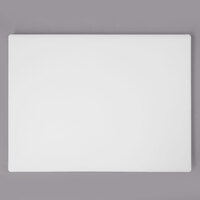 24" x 18" x 3/4" White Polyethylene Cutting Board