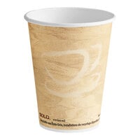 Solo 412MSN-0029 12 oz. Mistique Single Sided Poly Paper Hot Cup - 1000/Case
