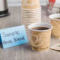 Solo 374MS-0029 4 oz. Mistique Single Sided Poly Paper Hot Cup - 1000/Case