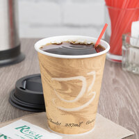 Solo 378MS-0029 8 oz. Mistique Single Sided Poly Paper Hot Cup - 1000/Case