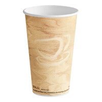 Solo 316MS-0029 16 oz. Mistique Single Sided Poly Paper Hot Cup - 1000/Case