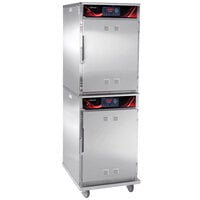 Cres Cor 1000CHSSSPLITSTKDE Full Height Stainless Steel Cook and Hold Oven with Standard Controls - 208/240V, 3 Phase, 3000/2650W