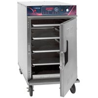 Cres Cor 1000CHSKSPLITDE Half Height Stainless Steel Cook and Hold Smoker Oven with Standard Controls - 208/240V, 3 Phase, 3000/2650W