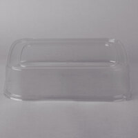 Eco Products EP-SCTR1317LID Regalia 17 inch x 13 inch Clear Compostable PLA Plastic Lid - 50/Case