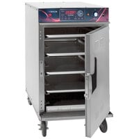 Cres Cor 1000CHSKSPLITDX Half Height Stainless Steel Cook and Hold Smoker Oven with Deluxe Controls - 208/240V, 3 Phase, 3000/2650W