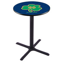 Holland Bar Stool L211B4228ND-SHM 30 inch Round University of Notre Dame Bar Height Pub Table