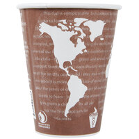 Eco Products EP-BNHC8-WD World Art 8 oz. Insulated Hot Cup - 800/Case
