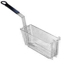 Anets A4514902 13 1/4 inch x 5 5/8 inch x 5 3/8 inch Triple Size Fryer Basket with Front Hook