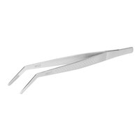 Mercer Culinary M35234 Precision Plus 6 1/8 inch Curved Plating Tongs