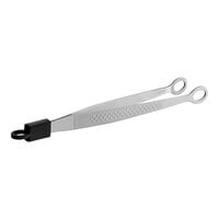 Mercer Culinary M35238 Precision Plus 6 1/8" Flat Oval Plating Tongs