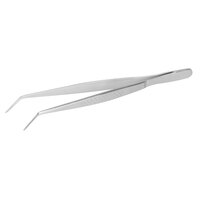Mercer Culinary M35244 Precision Plus 6 1/8 inch Curved Fine Point Plating Tongs