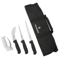 Victorinox 5.1003.51-X2 5-Piece Fibrox Knife Set with Carrying Case