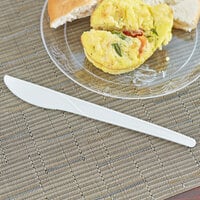 Eco Products EP-S011 Plantware 6 inch White Compostable Plastic Knife - 1000/Case