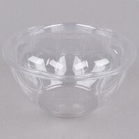 Eco-Products EP-SB32 32 oz. Clear Compostable Plastic Salad Bowl with Lid - 150/Case