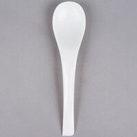 Eco Products EP-SP10 Regalia 10 inch White Compostable PLA Plastic Serving Spoon - 25/Pack