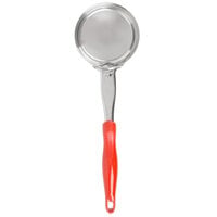 Vollrath 6433865 Jacob's Pride 8 oz. Orange Solid Round Spoodle® Portion Spoon