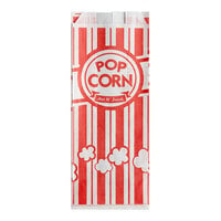 Carnival King 3 1/2" x 2 1/4" x 8 1/4" 1 oz. Popcorn Bag - 100/Pack