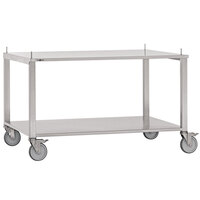 Garland A4528802 72" x 26 1/4" Stainless Steel Equipment Stand with Casters