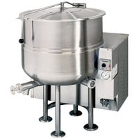 Cleveland KGL-100 Natural Gas 100 Gallon Stationary 2/3 Steam Jacketed Kettle - 190,000 BTU