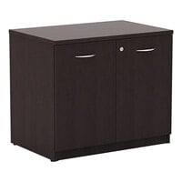 Alera ALEVA613622ES Valencia Series 34" x 22 3/4" x 29 1/2" Espresso Storage Cabinet